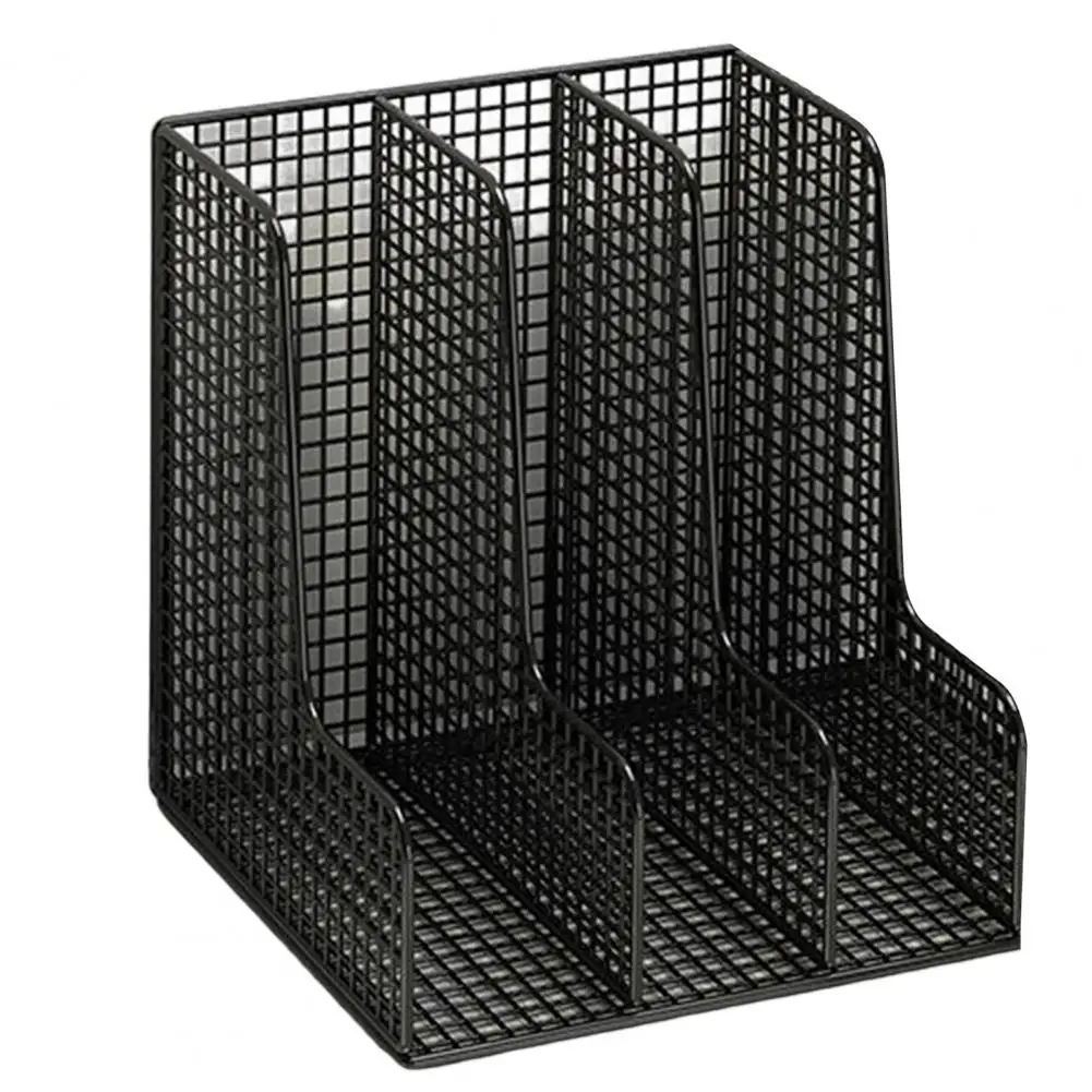 Desktop Organization Heavy-duty Use Stand Up File Sorter Metal Rack Home Supply
