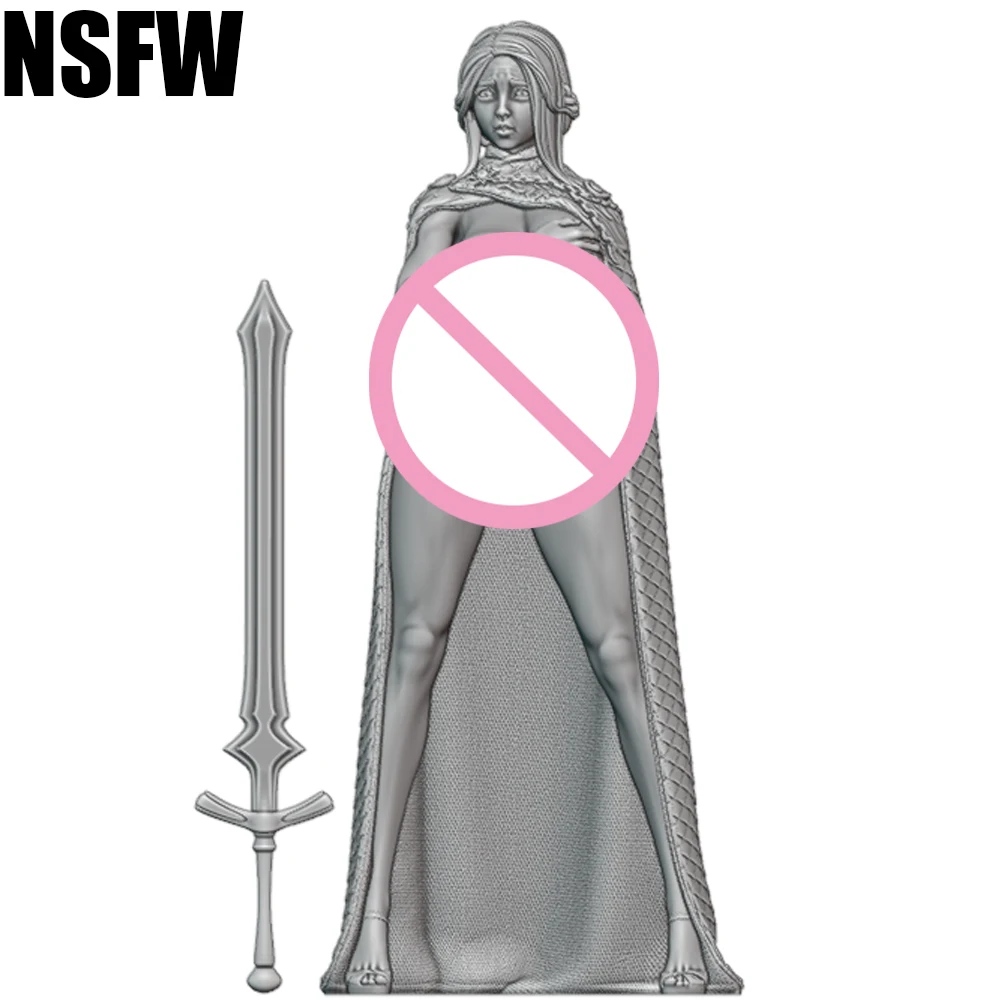 

1/24 наборы моделей для 3D печати NSFW Belle сексуальный воин, фигурка из смолы, комплект модели, сделай сам, миниатюрная уменьшающая статуя, неокрашенный комплект, игрушки