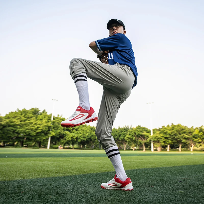 Professional Baseball Shoes for Men Lace Up Non-Slip Mens Gym Sneakers Mesh Breathable Outdoor Sports Shoe For Man
