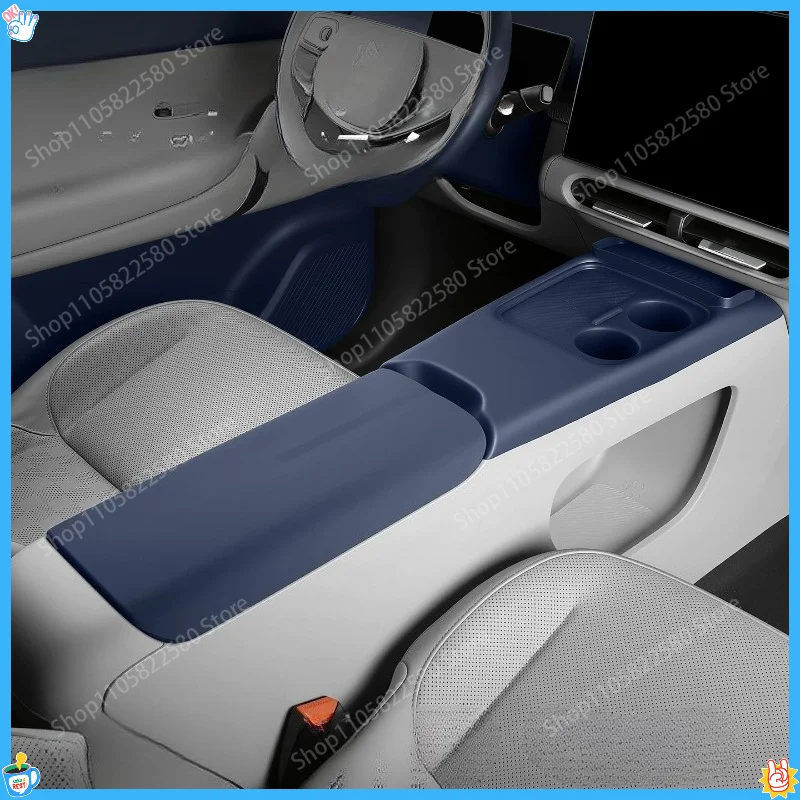 All-in-One Silicone Mat For Leapmotor A10 B03X 2026 Center Console Wireless Charging Cup Holder Protective Pad Auto Accessories