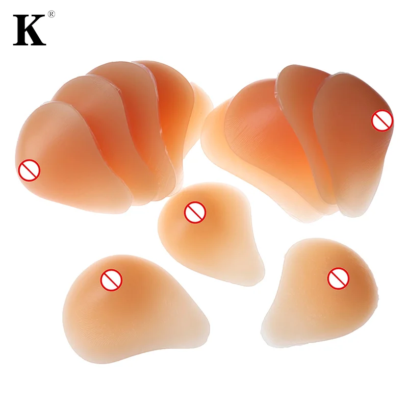 Silicone Chest Fake False Breast Prosthesis Super Soft Silicone Gel Pad  Supports Artificial Spiral 150g-400g