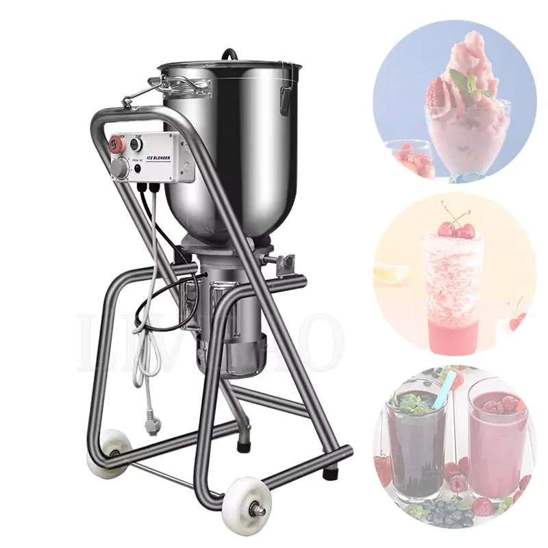 Electric Ice Crusher Smoothie Shaver Snow Cone Ice Block Breaking Grinder Machine Commercial Ice Slush Sand Maker