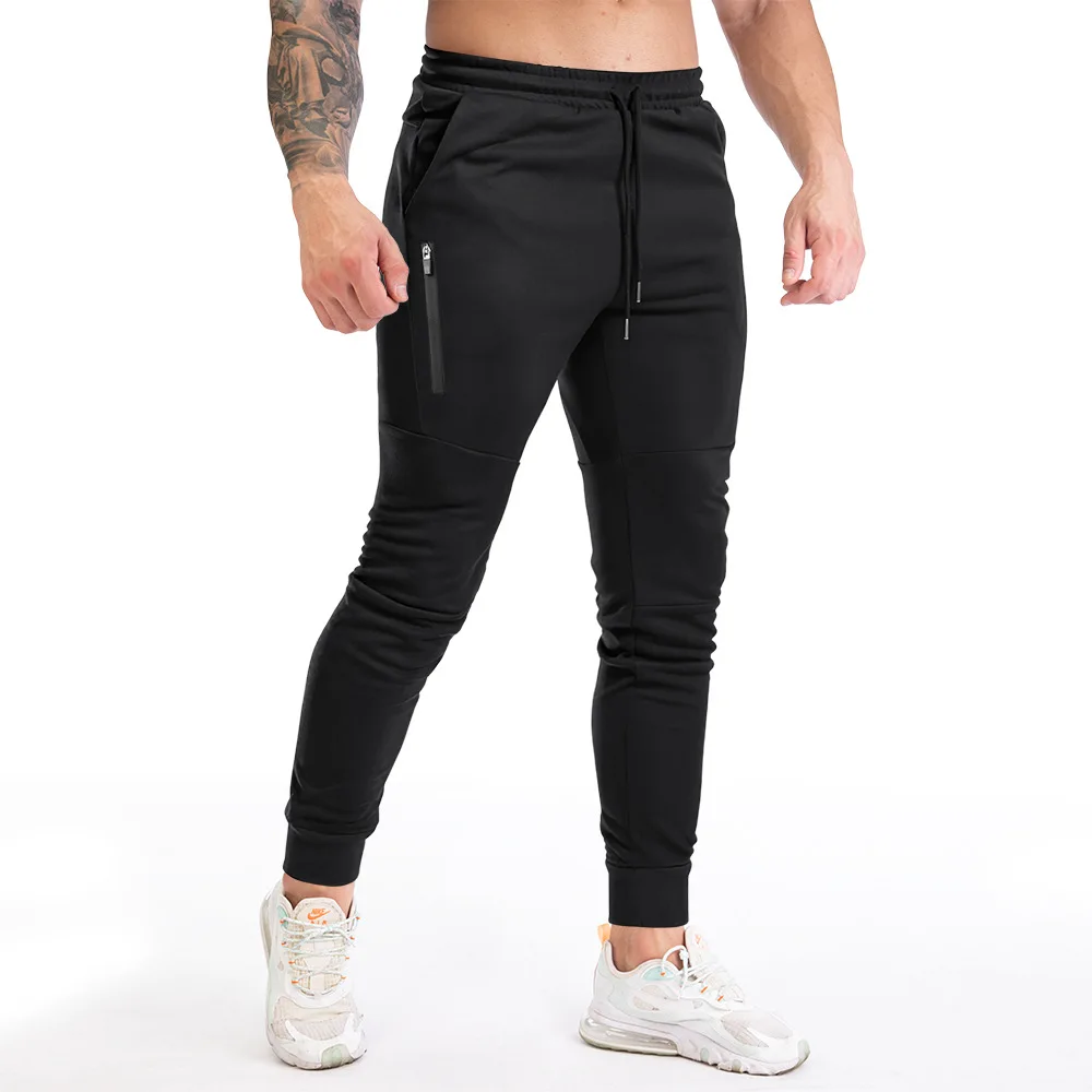 Herren Jogger Jogging hose Sport Fitness Baumwoll hose Mode Kleidung Kordel zug lässige Jogging hose Fitness studio Lauftraining shose