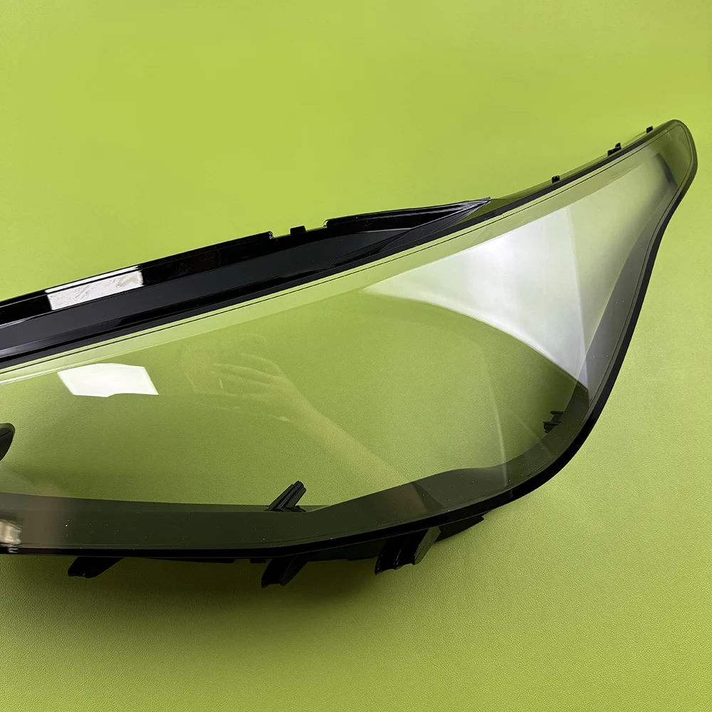 ل Volkswagen VW ID.4 X 2021 2022 غطاء المصباح الشفاف كشافات قذيفة واضح عدسة شبكي استبدال عاكس الضوء الأصلي #4