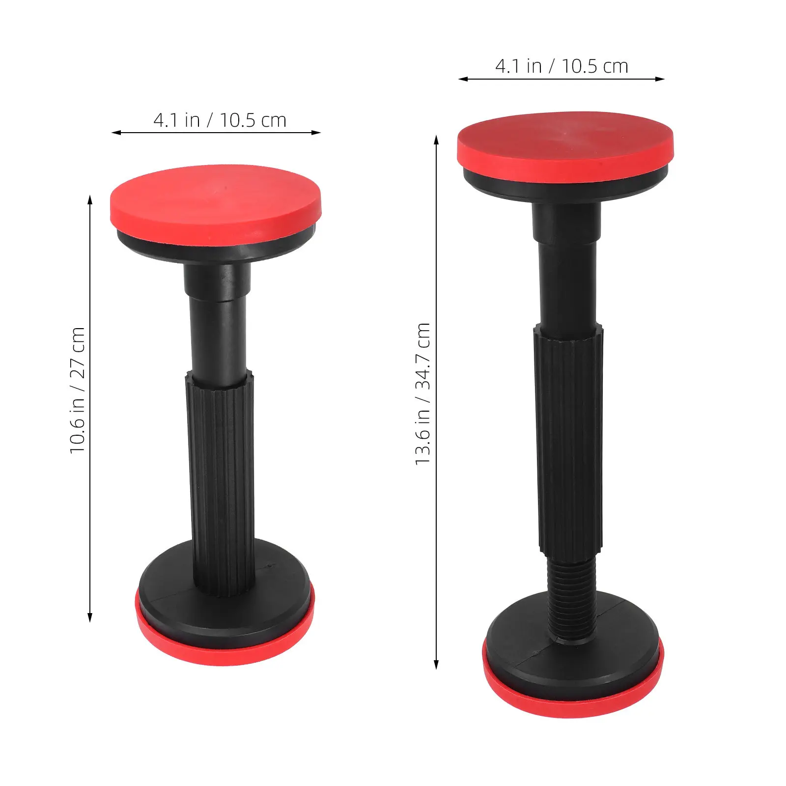 2Pcs Industrial Grade Adjustable Support Pole Telescopic Furniture Jack Cabinet Lift Drywall Lifts Portable Support Pole Mixer view 3