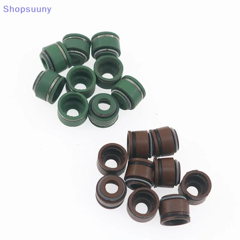[SU]10Pcs For CG125 CG150 YP250 GS 150cc 125cc 200cc JH70 GY6 50 125 250 SCOOTER MOPED Motorcycle Valve Oil Seal[SU]