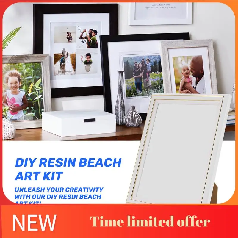 

ABHU Sea Glass Art Kit, DIY Kits For Adults, Sea Glass Decor, Sea Glass, DIY Resin Beachs Art Kit, Sea Glass Art Gift
