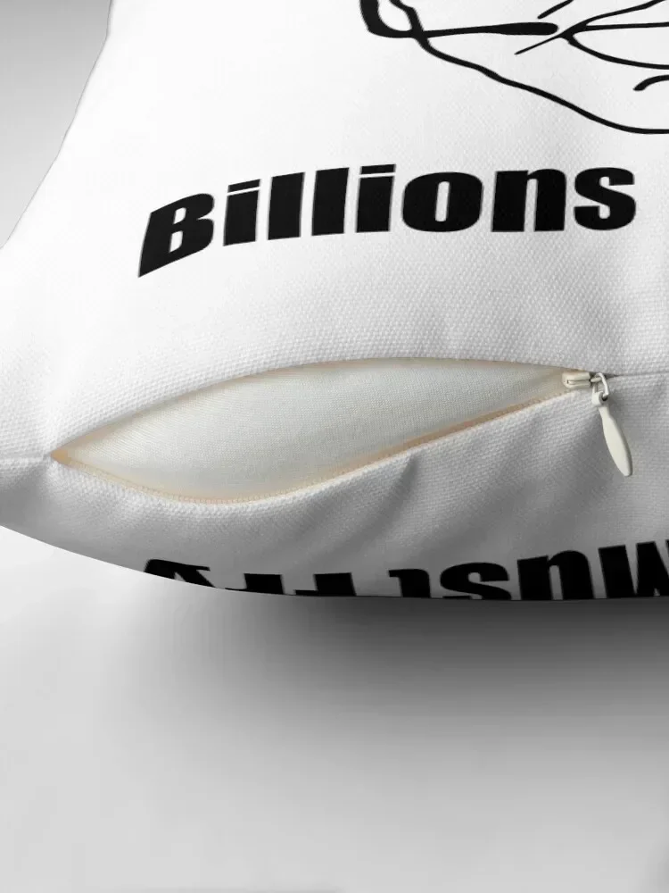 CHUD Billions Must Fry Throw Pillow Pillow Cases Christmas Covers Christmas Pillow Covers Christmas Pillowcase