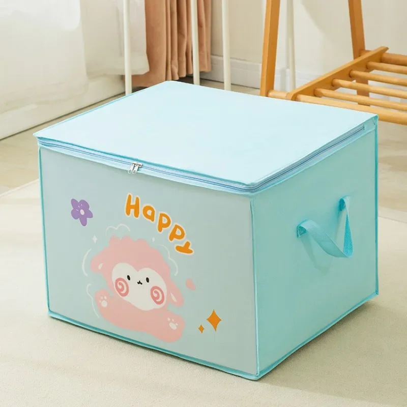 Cube Folding Toys Storage Box Kids Toys Organizer Box Felt Cloth Fabric Storage Basket for Cartoon Animal Nursery Toy Bins