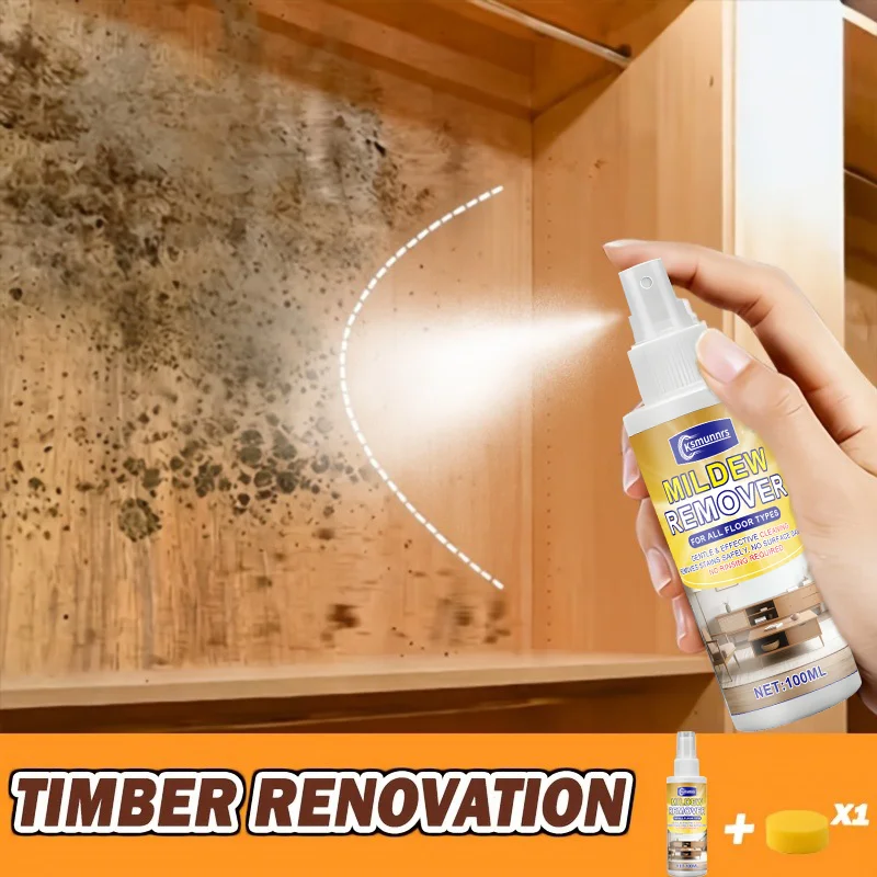 

Wood Floor Mold Cleaner Spray - Easy & Convenient Solution for Cleaning Mold on Wooden Floors & Furniture Surfaces