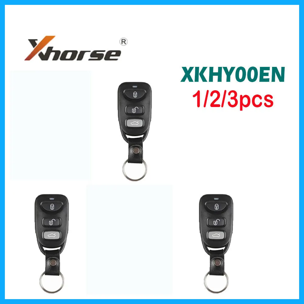 

1/2/3pcs/LOT Xhorse XKHY00EN Universal Wire Remote Key 3 Buttons for Hyundai Type VVDI2 Car Remote Key X007 English Version