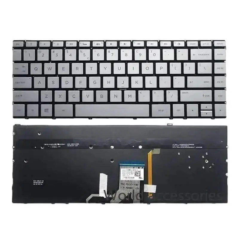 € US  keyboard for Spectre x360 13-AC 13-AG 13-AD 13-AH 13-AE 13-BF 13-CA 13-AP 13-AN 13-AQ TPN-Q212 TPN-W144 -W133 Backlit