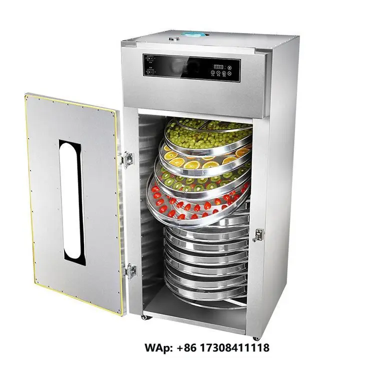 Home Use 15-Layer Tea Dehydration and Mushroom Dryer, Food Drying Rotary Drum Grain Dryer