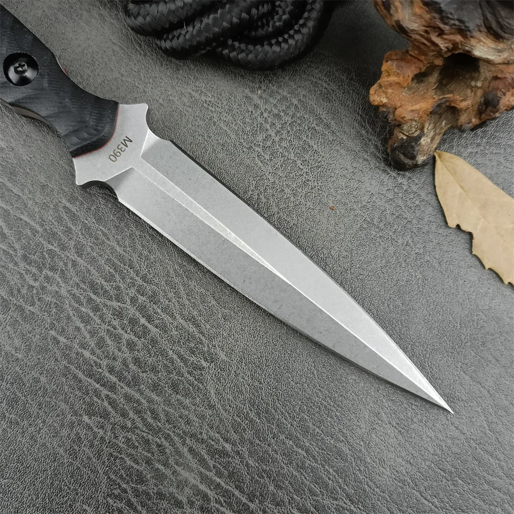 Outdoor Black TOOR Hiking EDC Fixed Blade Knife with Kydex Sheath D2 Blade G10 Handle Self Defence Knives Camping Hunting Tool