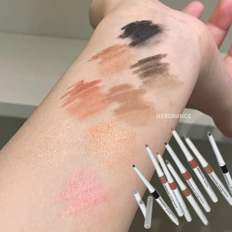 بريق الماس الكذب دودة القز قلم رصاص الخوخ لامع تمييز Aegyo Sal Stick سطع ظلال العيون القلم ماكياج مستحضرات التجميل الكورية #6