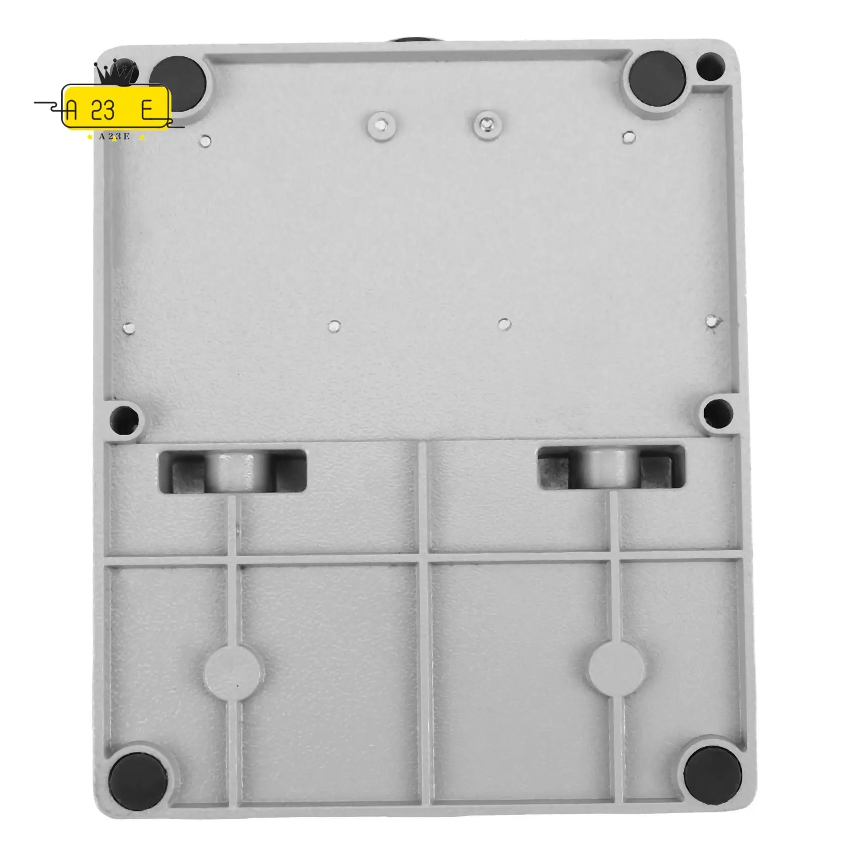

A23E-Foot Switch YDT1-16 Алюминиевый корпус Серый переключатель с двойной педалью Переключатель аксессуаров для станков
