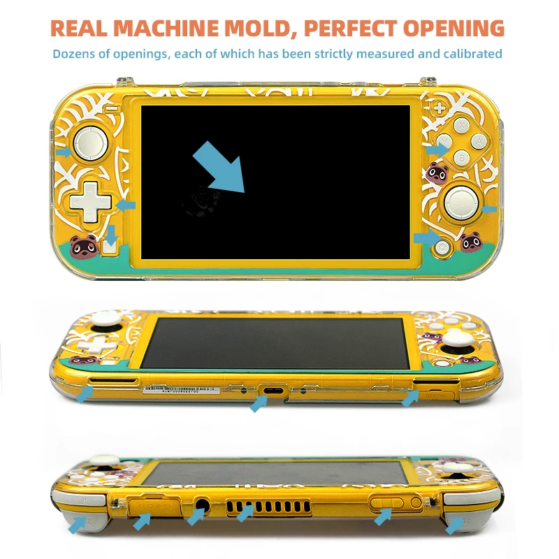 DATA FROG Animal Hard Protective Case For Switch Lite Console Transparent Protection Shell Cover for NS Switch lite