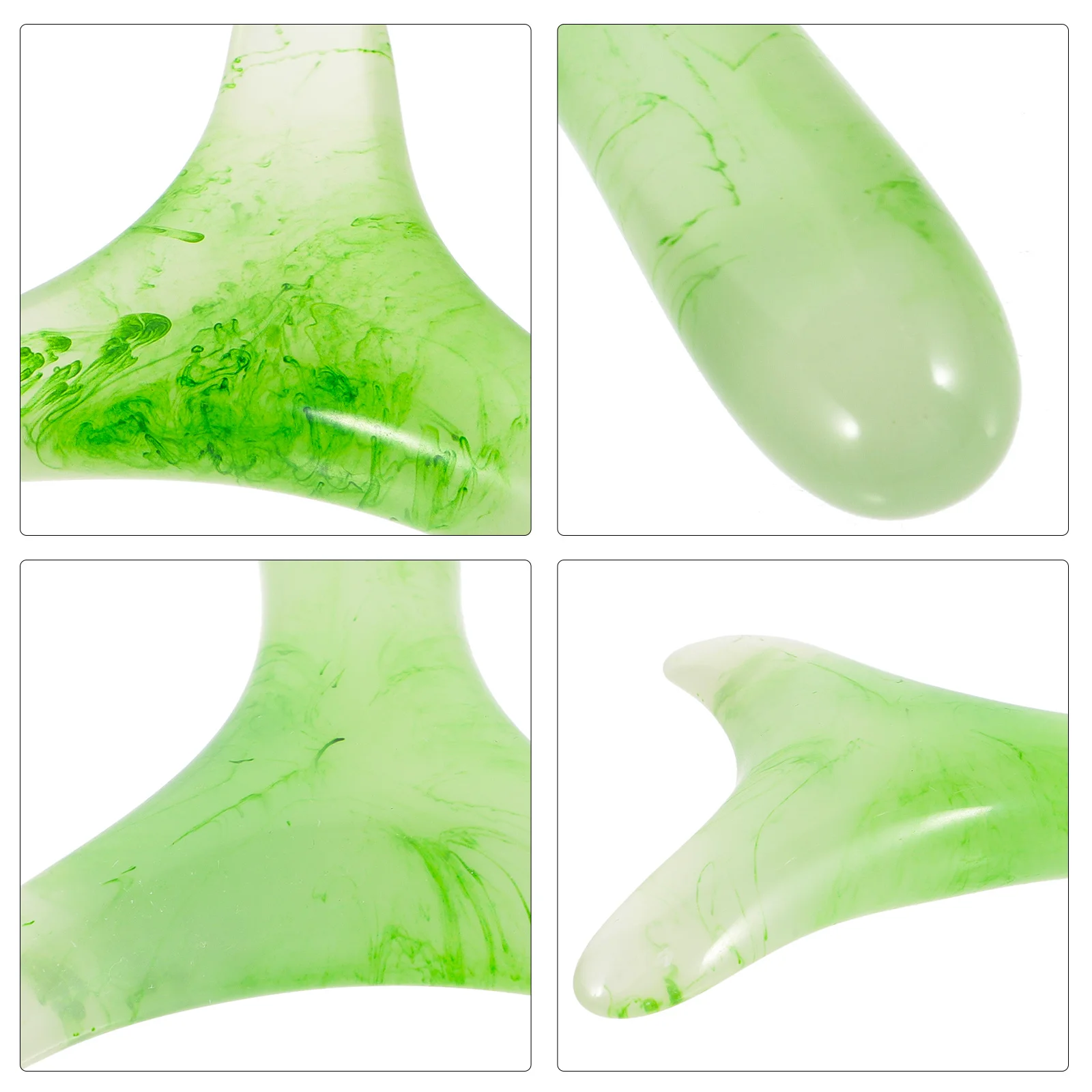 

Скребковая доска из смолы, прочный скребок для массажа лица и тела, инструмент для кровообращения мышц, принадлежности для лица и шеи