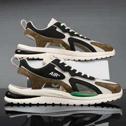 Hollow Men Sandals Mesh Breathable Shoes New Beach Men's Slippers Comfortable Non-slip Trendy Casual Men's Sneakers Sandals