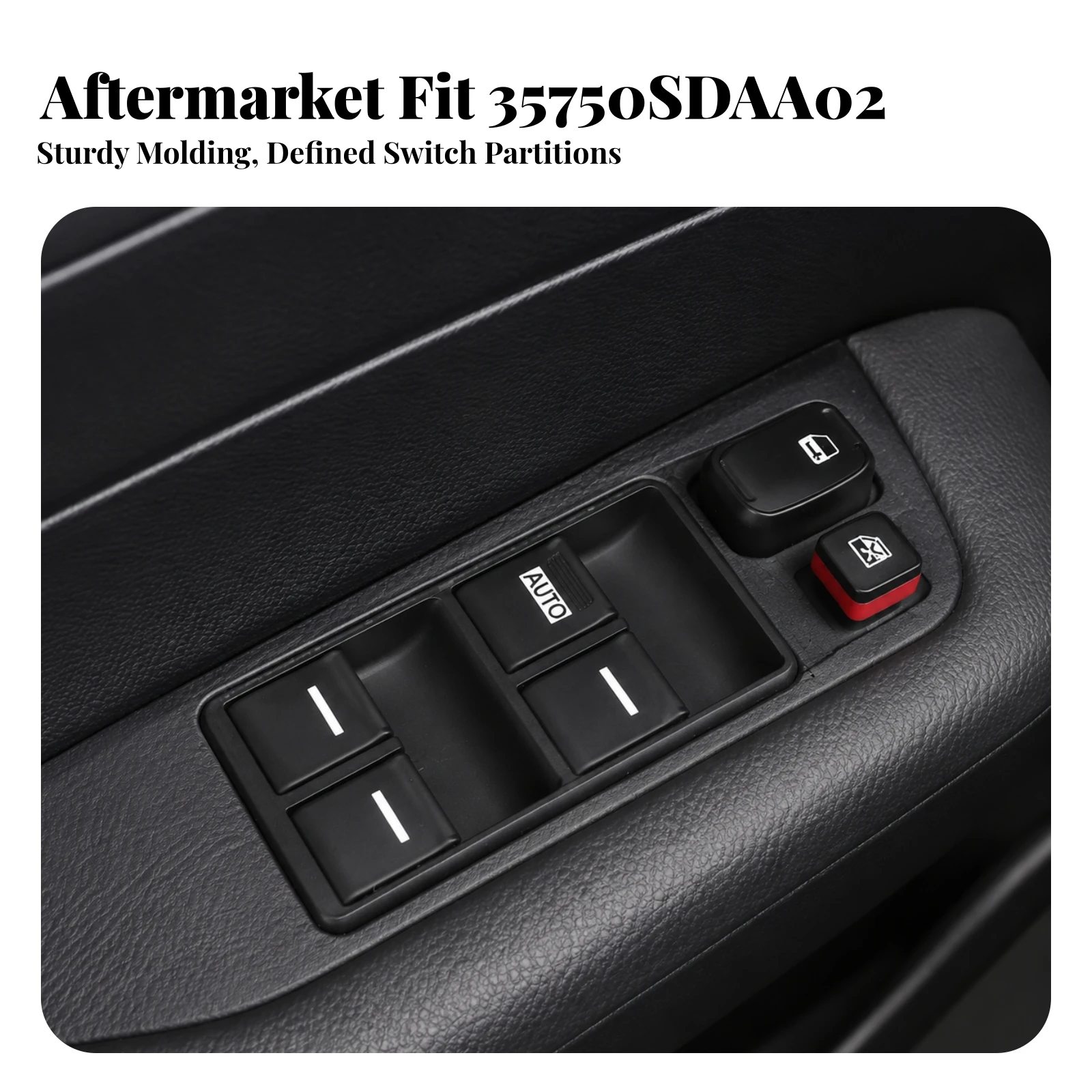 Power Window Switch Assembly Replacement Part Master Window Switch Automotive Exact-Fit for Car Owners, Interior Restoration