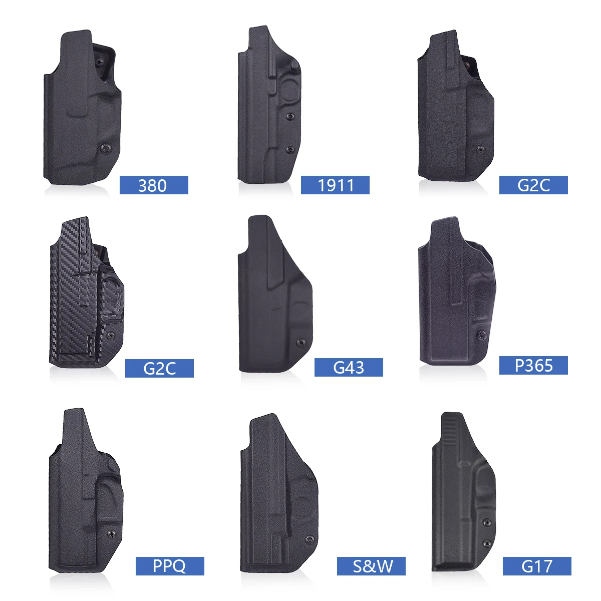 IWB Tactical Gun Holster Inside Waistband Concealed Carry Belt For Glock 17/19/26/43 Hunting Pistol Pouch Case Belt Holster