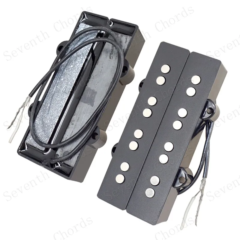 1 Piece Open Style 4‑String J Bass Humbucker Pickup JB Jazz Electric Bass Double Coil Pickup Replacement Hardware Parts