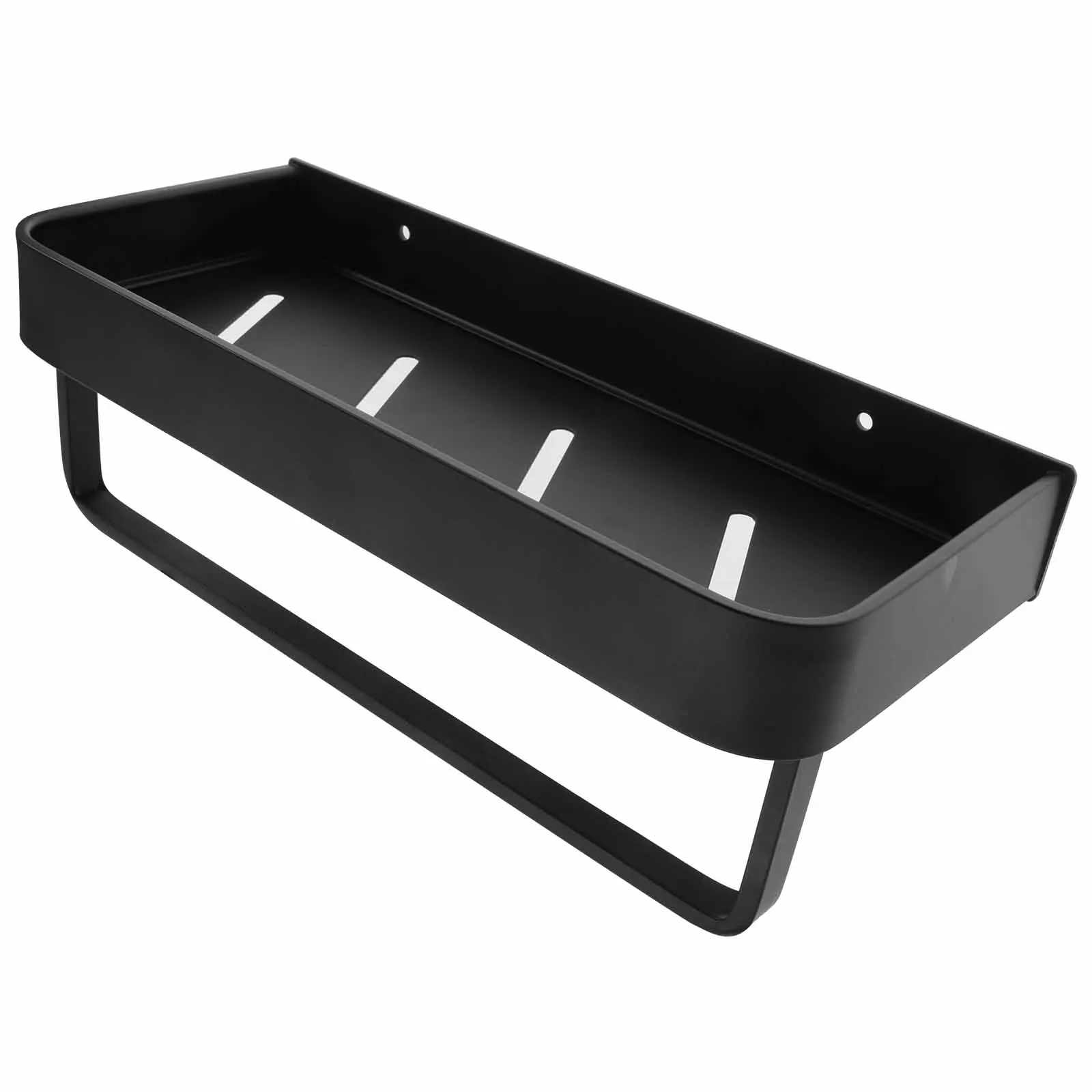 

Towel Storage Rack 30cm Wall Mount No Drilling Heavy Duty Aluminum Bathroom Kitchen Organizer Rack Holder Durability Easy Clean