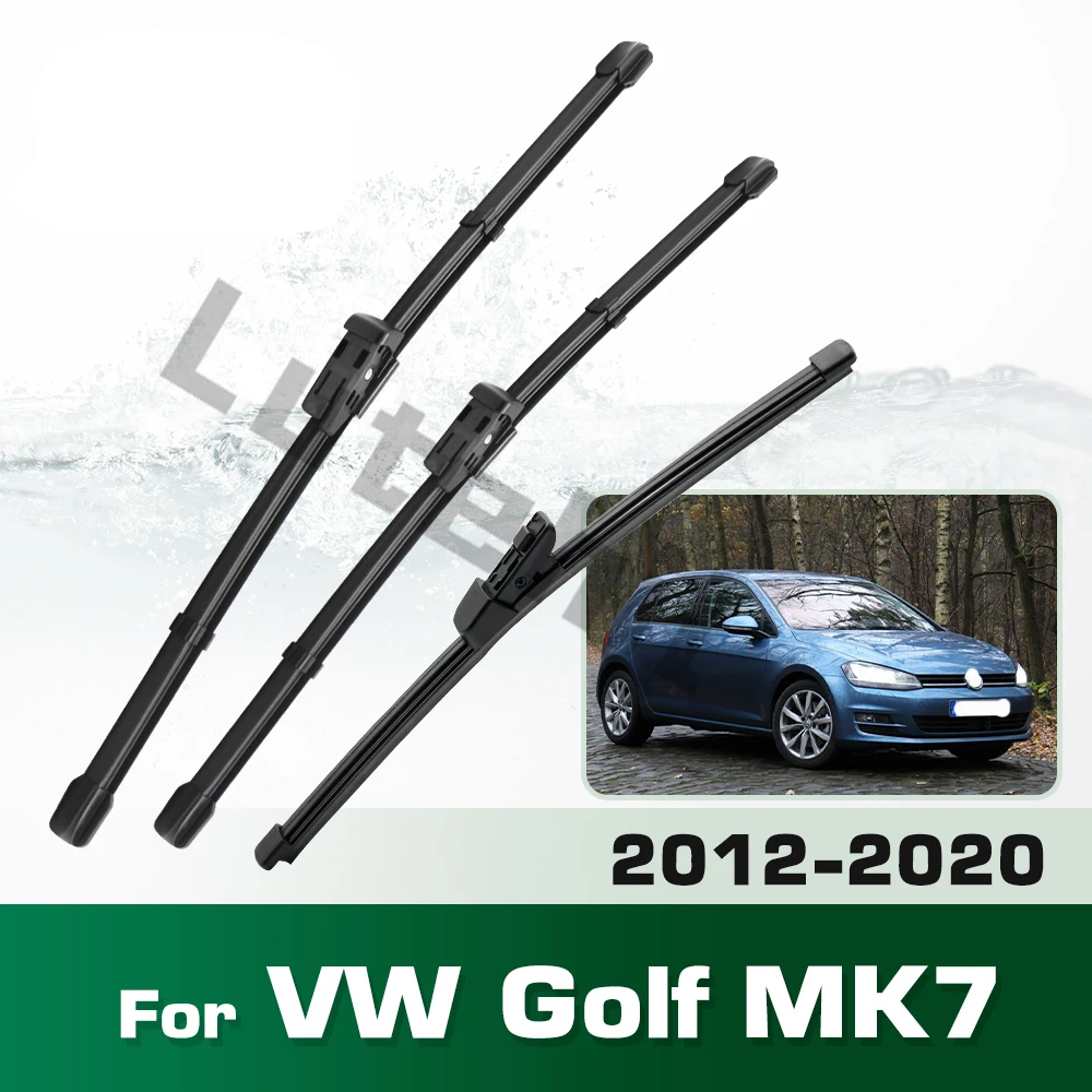 Scheibenwischer LHD Vorne und Hinten Wischerblätter Set Für VW Golf MK 7 2012 - 2020 Windschutzscheibe Windschutz Fenster Bürsten 26 "+ 18" + 11"