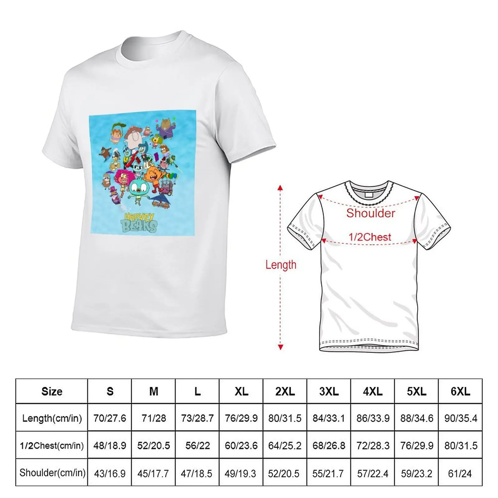 Cast of Harvey Beaks T-Shirt t shirt man cotton t shirt personalised T-Shirt