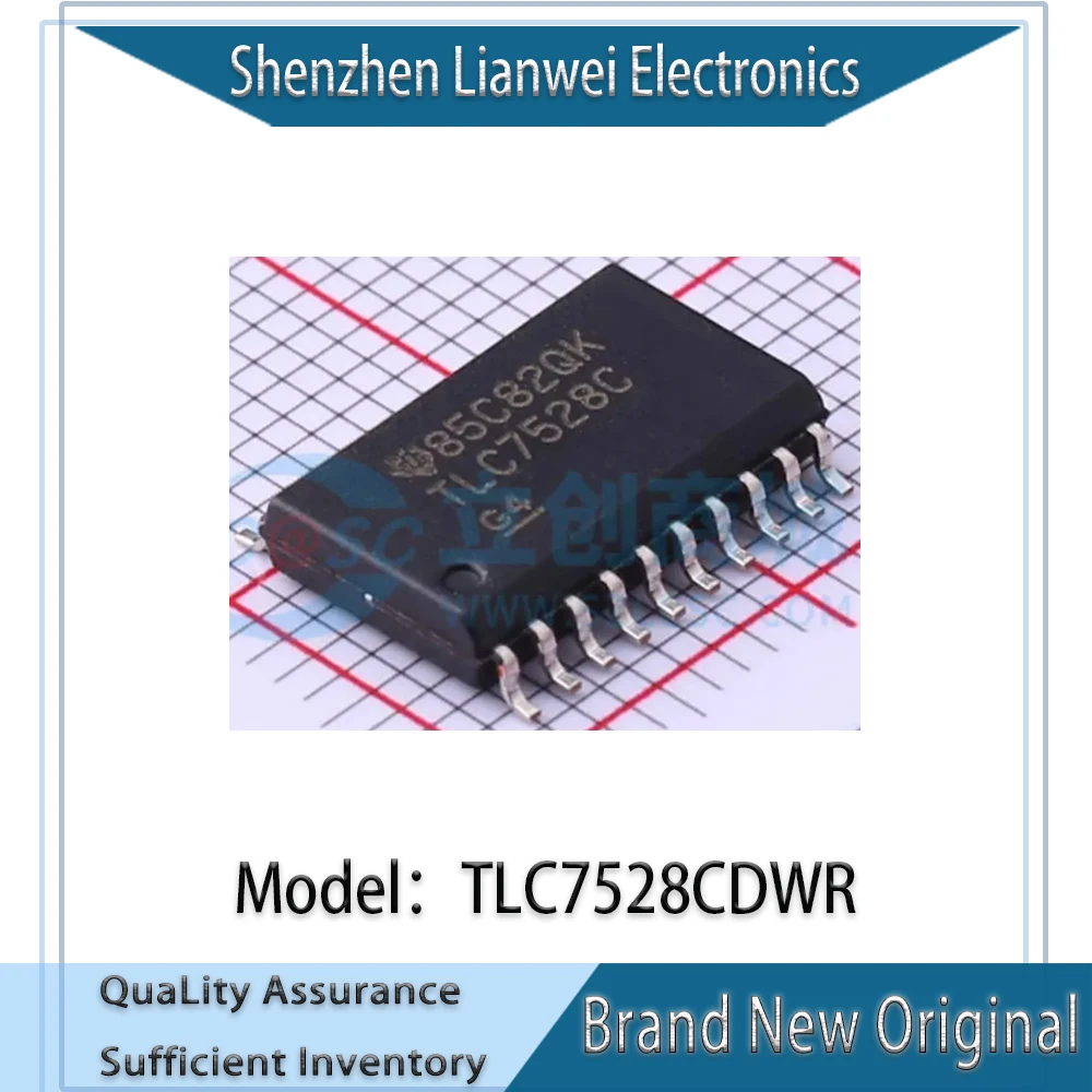 

100% New Original TLC7528CDWR TLC7528C TLC7528CDW IC Chipset SOP-20