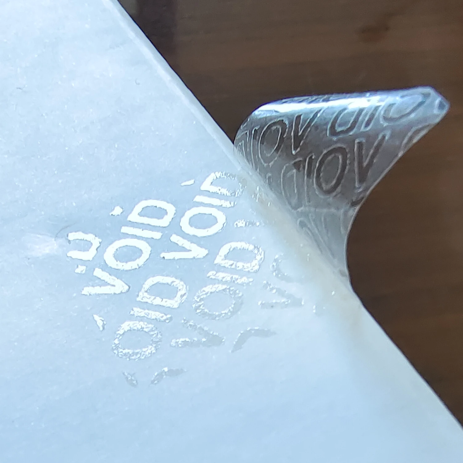 200pcs 2x3cm Transparent VOID Left Sealing Sticker For Box Open Safety Tamper Evident Removal Proof Security Universal Label