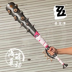 Anime Zenless Zone Zero Lucy Cosplay Prop Cartoon Weaponry Fang Mace Tetsubo Hog Snout Mask Spiked Bat Accessories Xmas Gift
