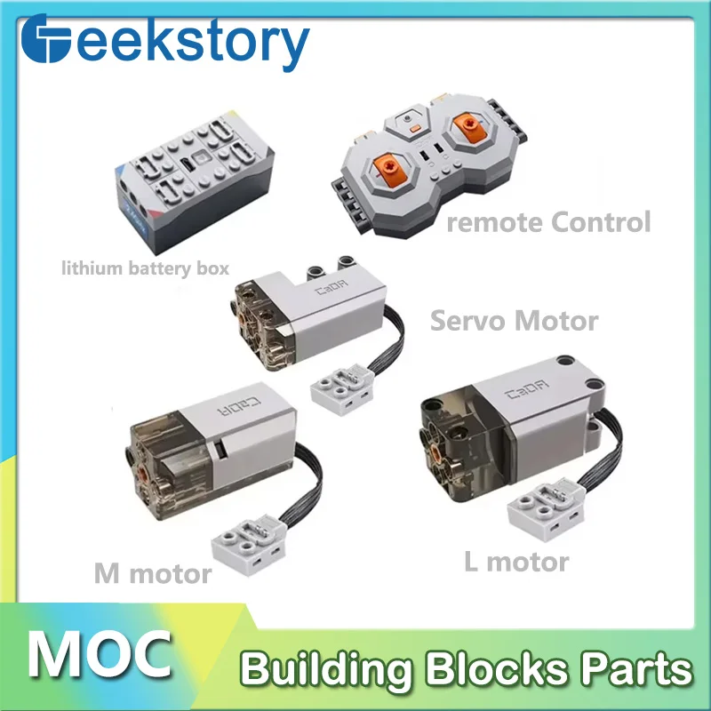 Second Generation Pro M/L/Servo Motors High-Tech Building Blocks Power Functions Motor MOC PF Blocks Parts Toys For Car Model