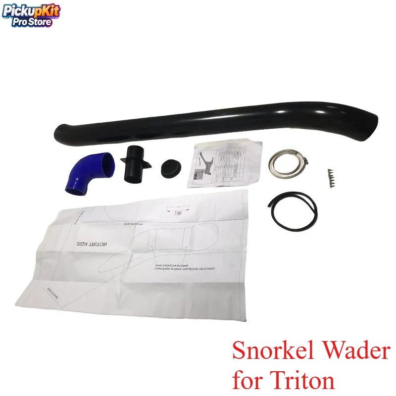 

Durable 304 Stainless Steel Snorkel Wader for Triton MV 4N16 2.4L 700mm Wading+EPDM Intake Pipe