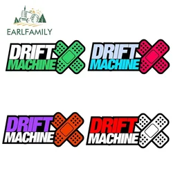 EARLFAMILY 13cm x 5.8cm for Drift Machine Red Bandage Cartoon Car Stickers Scratch-Proof Decal Bumper Waterproof VAN Graphics