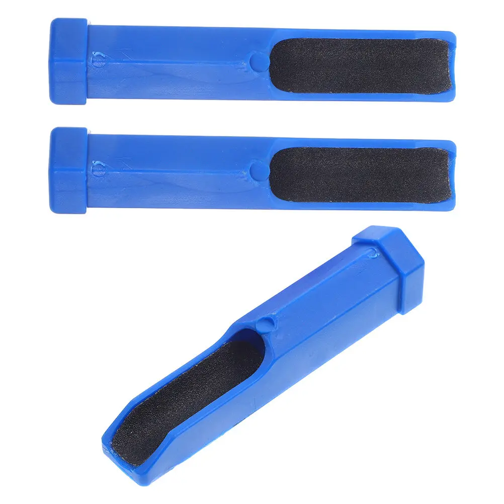 

3Pcs Pool Cue Tip Shaper Burnisher Trimmer Tool Plastic Billiard Cue Repair Kit for Shaping Scuffing Polishing Tip Holds Chalk