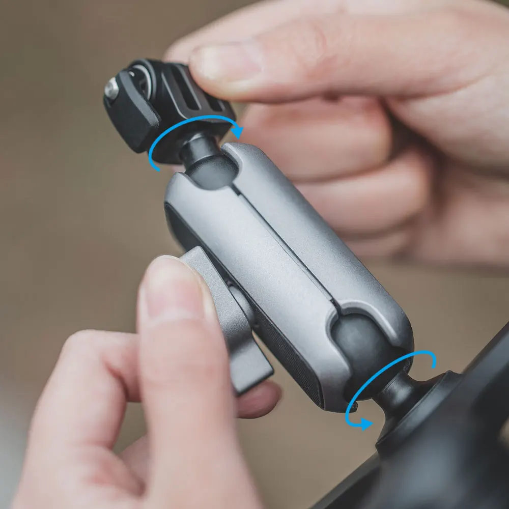 PGYTECH DJI 액션 3 트리플 컵 카메라 흡입 마운트, 1/4 인치 삼각형 흡입 컵, 자동차 홀더, 고프로 액세서리용 삼각대 어댑터