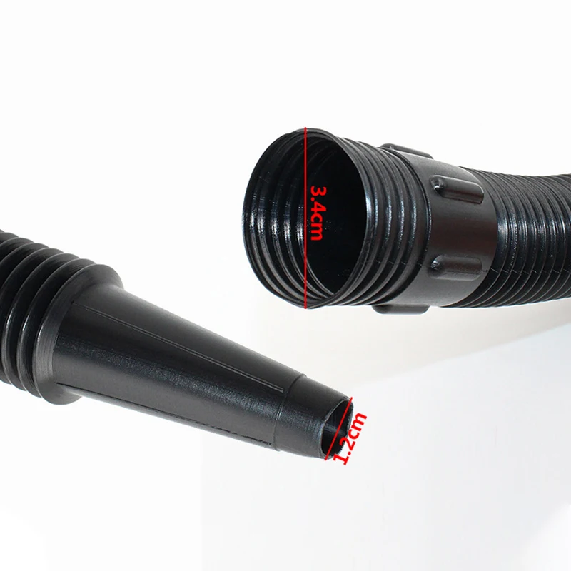 Funil de filtro lubrificador universal para carro, caminhão, motocicleta, veículo de plástico preenchido com tubo de bico, ferramenta de reparo de carro a gasolina diesel