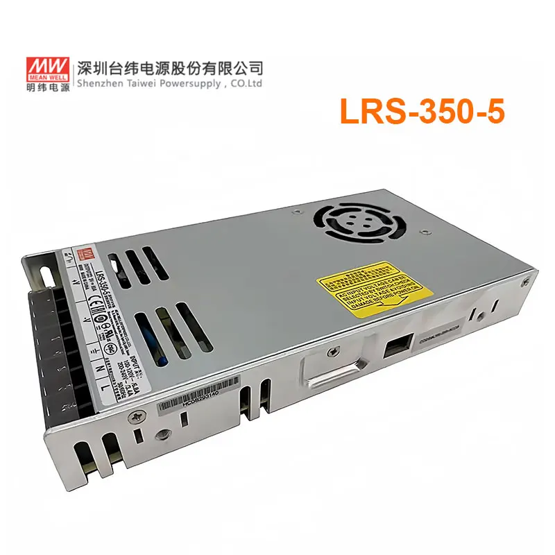แหล่งจ่ายไฟจอ LED Mean Well รุ่น LRS-200-5 NEL-400-5 RS-25-5 HSP-300-4.2 LRS-350-5 สำหรับจอแสดงผล LED สีเต็มรูปแบบ