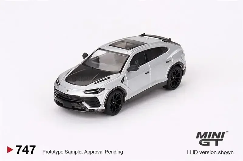 

Мини GT 1:64 Lambo Urus Performance Grigio Nimbus LHD литая модель автомобиля