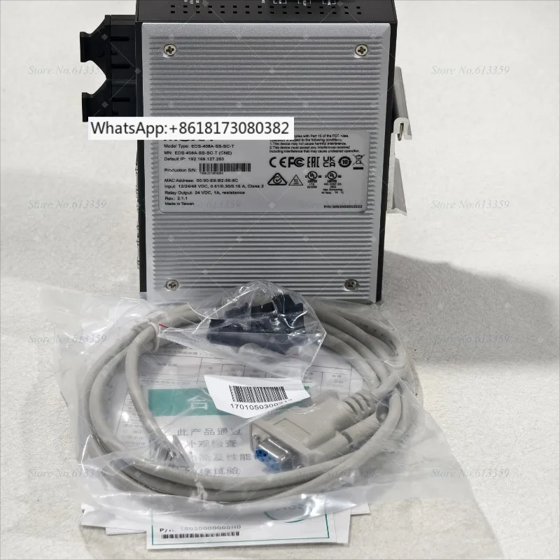 

1 шт. новый оригинальный MOXA EDS-408A-SS-SC-T