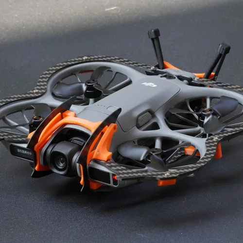 Imagen 2 del producto Para DJI Neo 2 360 °   Kit de accesorios de protección de cuerpo completo de armadura mejorada de protección completa de fibra de carbono para drones