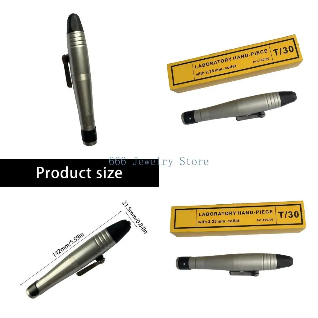 F2TD Sturdy Steel Jewelry Polishing Tool Featuring 3.0mm Chuck and Ergonomic T30 Handle for Projects