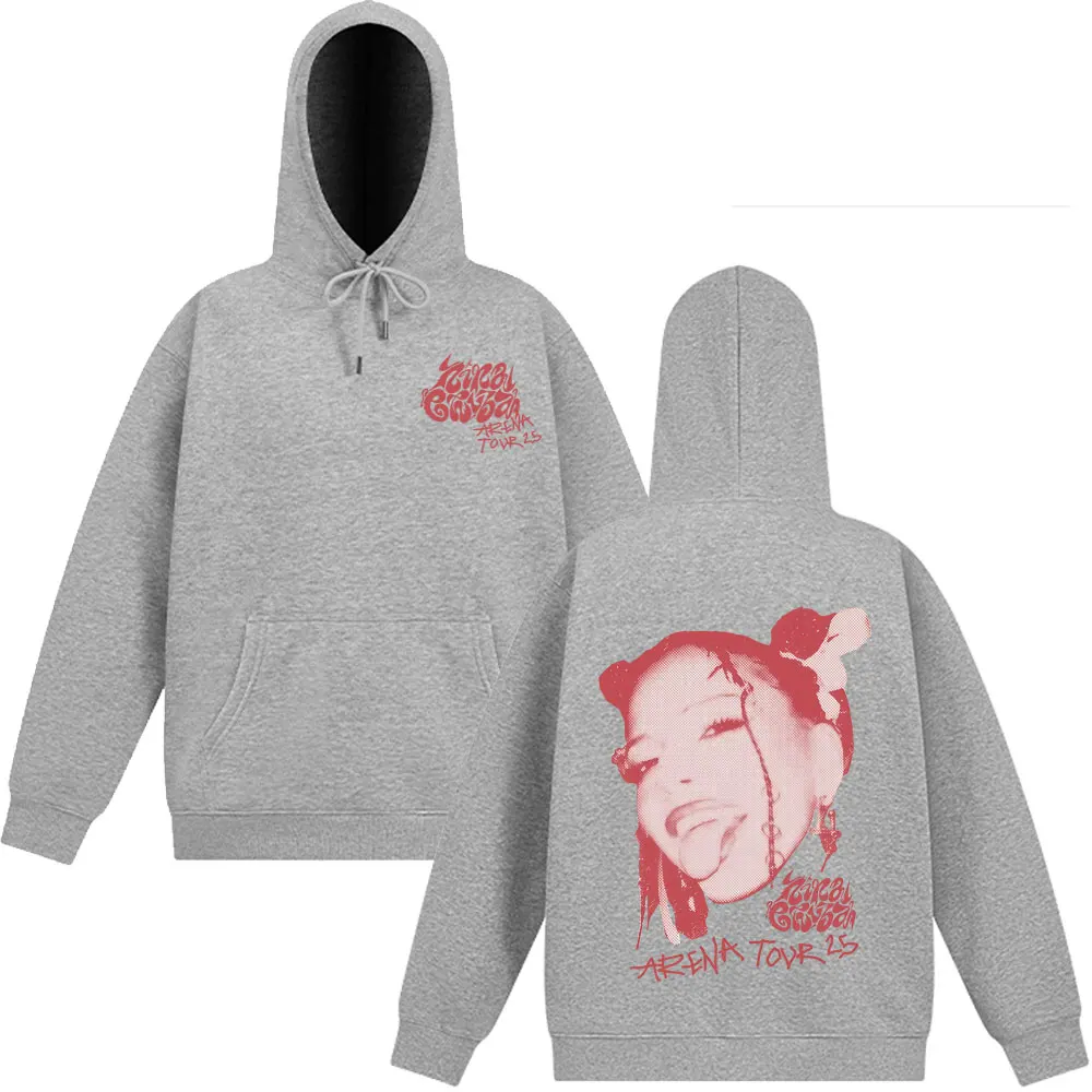 เสื้อฮู้ดแร็ปเปอร์นีน่า ชูบา อารีน่า ทัวร์ 2025 สำหรับผู้ชายและผู้หญิง แฟชั่นฮิปฮอป เสื้อสเวตเชิ้ตแขนยาวทรงหลวม สไตล์ลำลอง ฮาราจูกุ เสื้อแทรคสูท