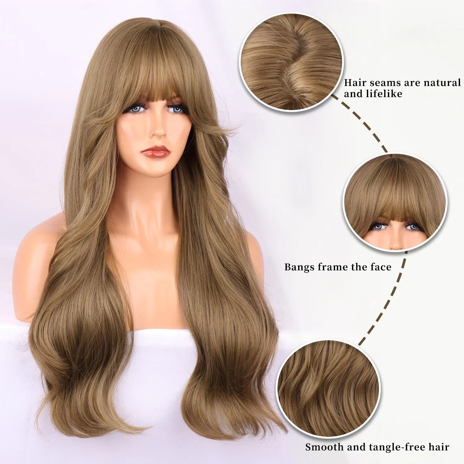 Рисунок 2 - Европейские и американские парики Ци с челкой