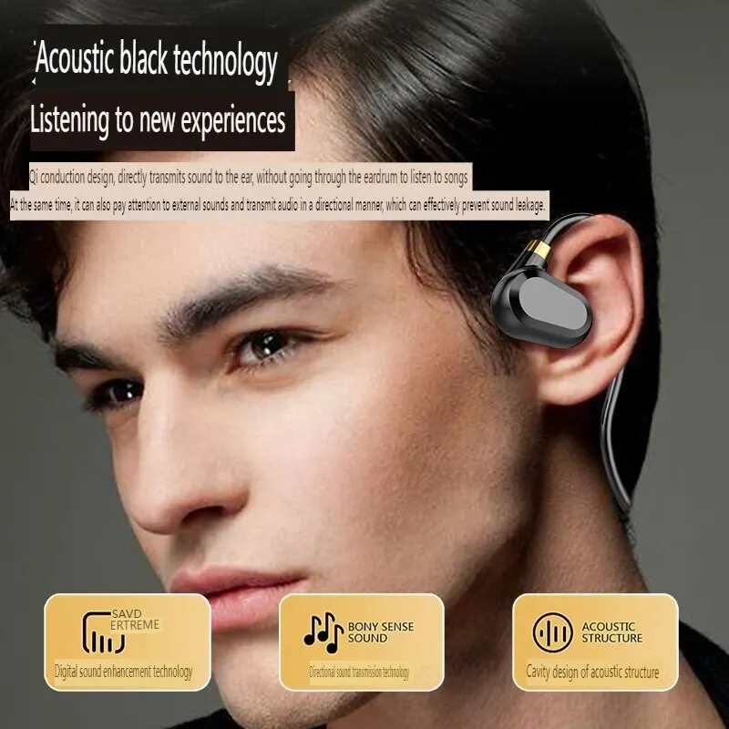 B16 야외 스포츠 헤드폰, 방수 스포츠 무선 헤드폰, 오픈 이어 스테레오 헤드폰, 달리기 및 운동 무선 헤드폰