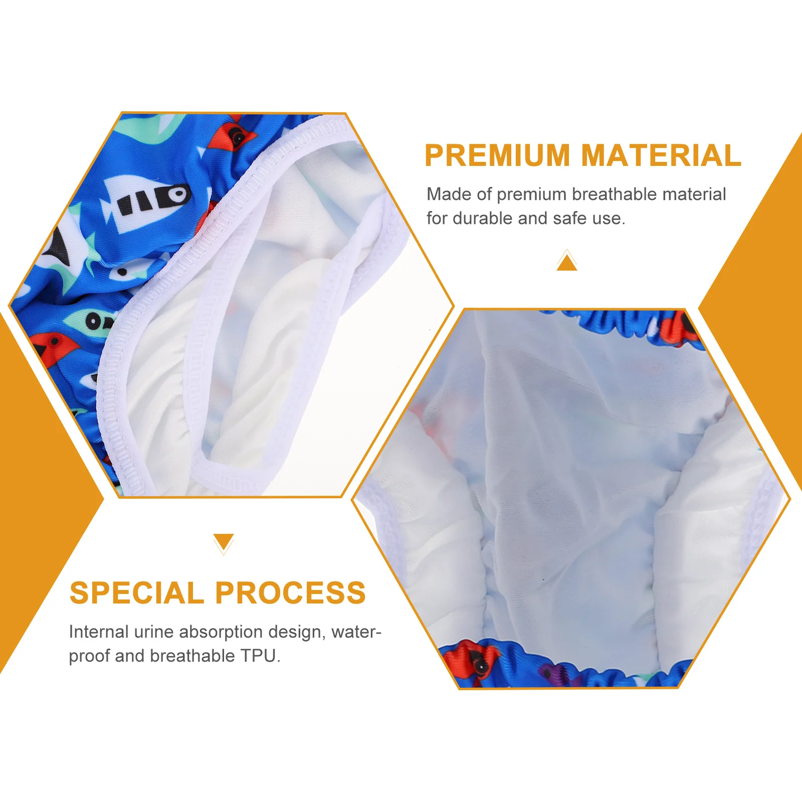 幼児水泳おむつ新生児防水おむつ調節可能なベビー用品スパンデックストレーニングパンツ再利用可能な子供