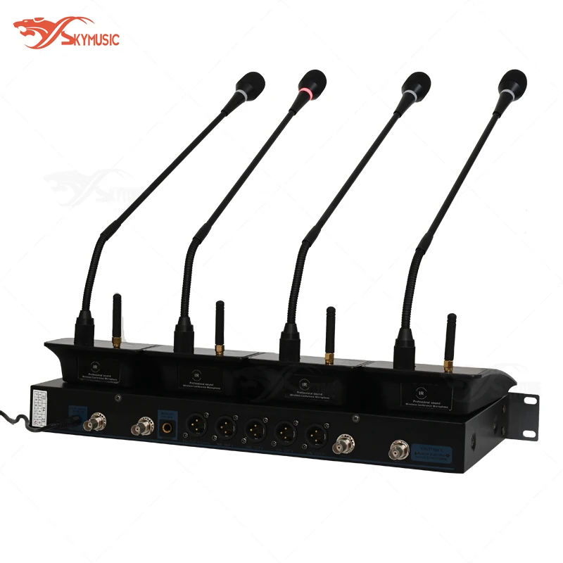 

GT4004-S903 4CH UHF Wireless Microphone System User-Friendly Operation with Excellent Peormance