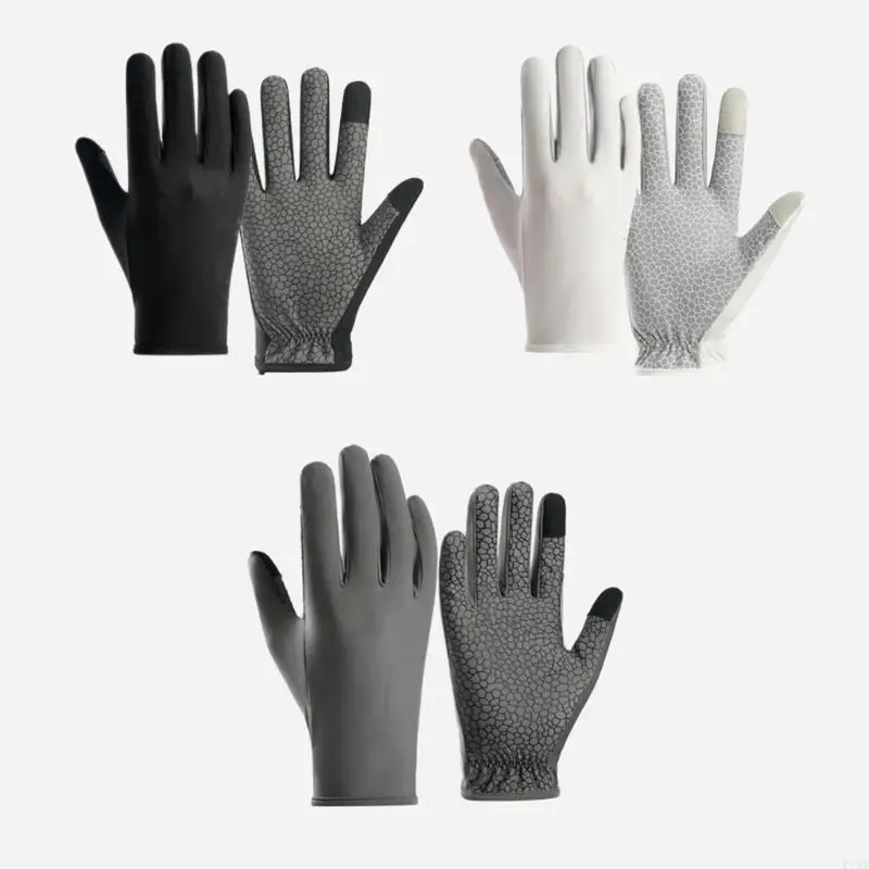 Cooling Hiking Gloves With Nonslip Silicone Grip For Outdoor Sports And Sun Protections Multipurpose Gloves F19E