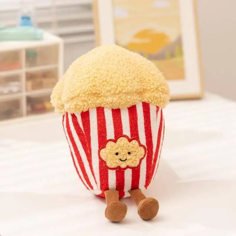 Time Popcorn muñeca de ojo 3D Kawaii en la última película muñeco de peluche de juguete dibujos animados Anime lindo regalo de cumpleaños para niños muñeca
